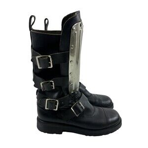 Underground Metal Plate Warrior 4 Buckle Boots Vintage 90's Unisex UK 7 US M8 W9